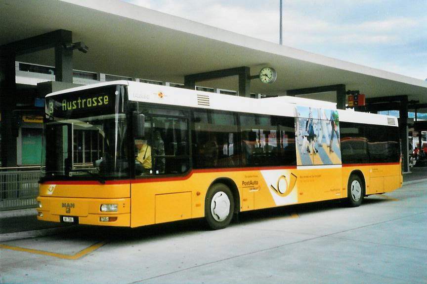 (107'217) - Dnser, Trimmis - GR 7288 - MAN am 24. Mai 2008 beim Bahnhof Chur