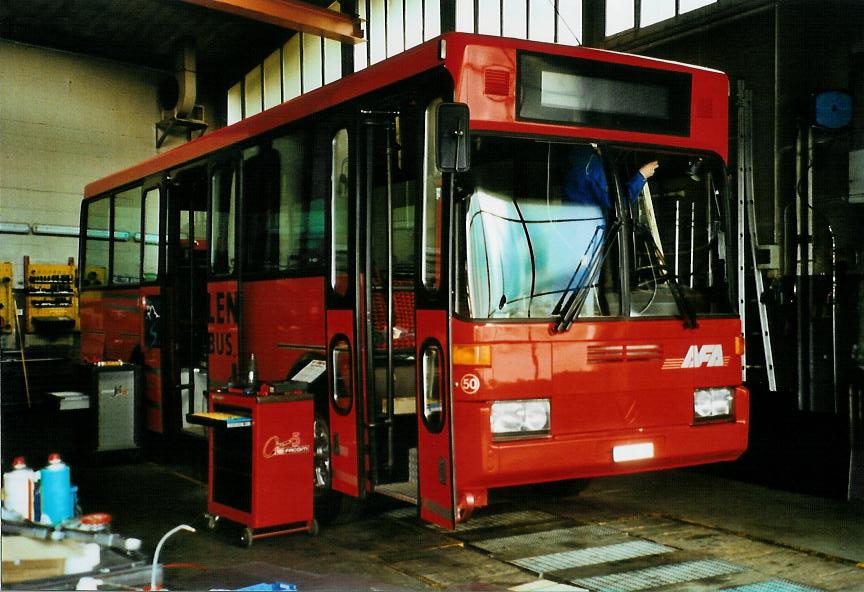 (107'535) - AFA Adelboden - Nr. 50/BE 645'415 - Vetter (ex AVG Grindelwald Nr. 21) am 26. Mai 2008 im Autobahnhof Adelboden