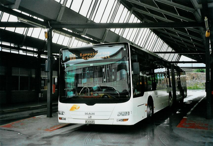 (109'213) - PostAuto Bern - Nr. 660/BE 639'487 - MAN (ex Nr. 653) am 14. Juli 2008 in Bern, Postautostation