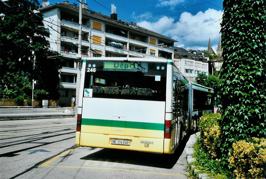 (109'922) - TN Neuchtel - Nr. 246/NE 114'246 - MAN am 2. August 2008 in Neuchtel, Dpt