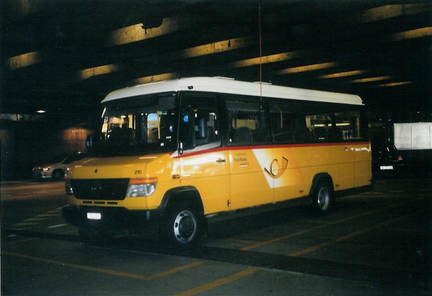 (110'513) - RBS Worblaufen - Nr. 210/BE 443'210 - Mercedes/Kusters am 24. August 2008 in Bern, Postautostation