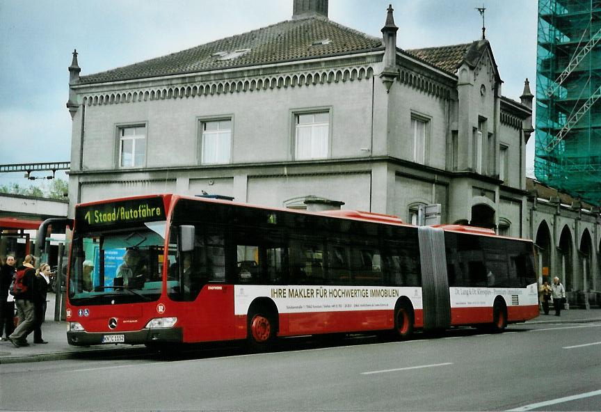 (110'914) - SWK Konstanz - Nr. 52/KN-C 1152 - Mercedes am 15. September 2008 beim Bahnhof Konstanz