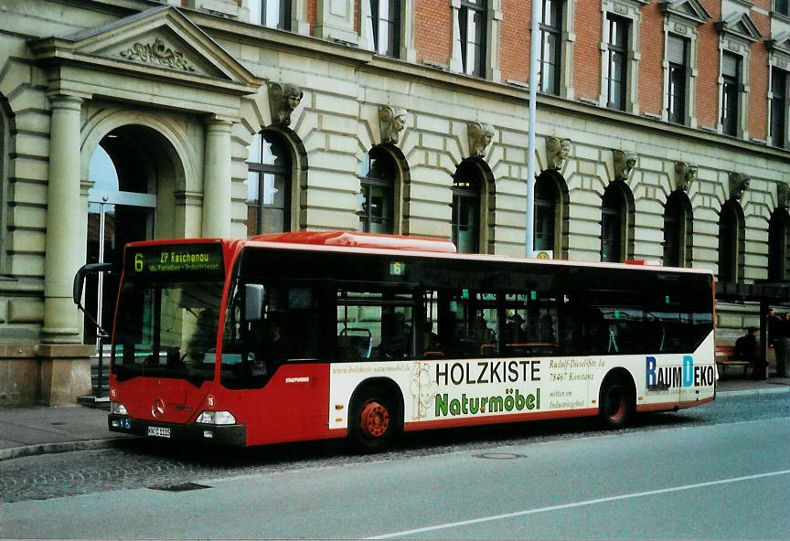 (110'921) - SWK Konstanz - Nr. 15/KN-C 1115 - Mercedes am 15. September 2008 beim Bahnhof Konstanz