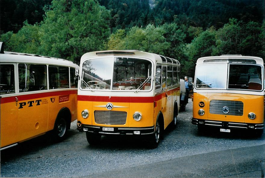 (111'112) - Schmid, Thrishaus - Nr. 9/BE 26'105 - Saurer/R&J (ex Geiger, Adelboden Nr. 9) am 27. September 2008 in Kiental, Tschingelsee