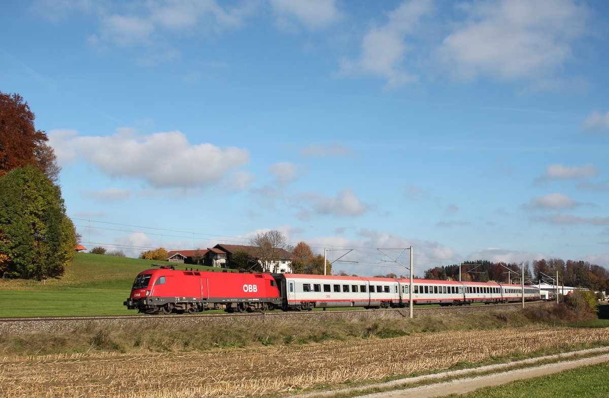 1116 006-9 am 31. Oktober 2016 bei Traunstein.