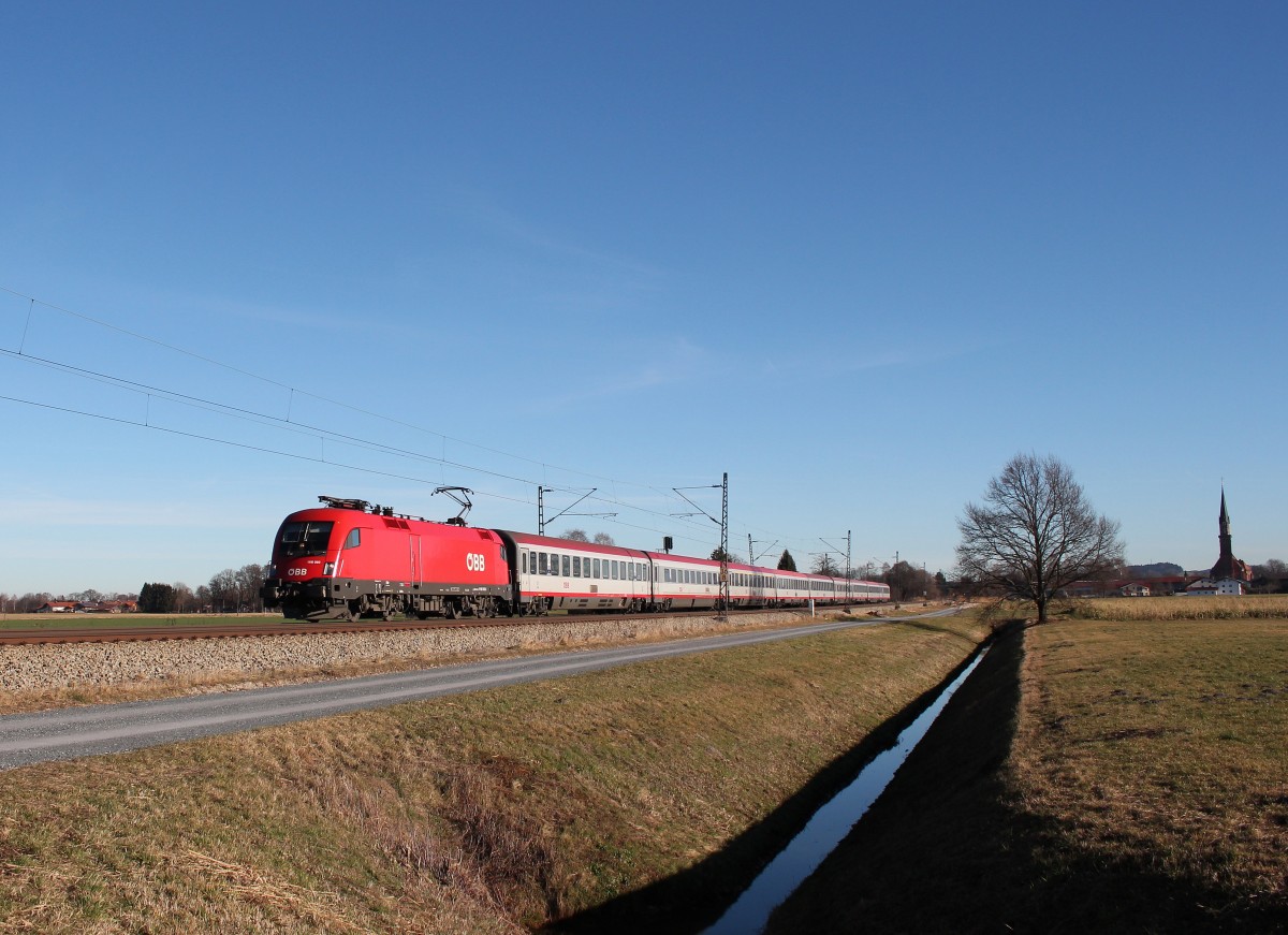 1116 060-5 aus Salzburg kommend am 28. Dezember 2015 bei bersee.