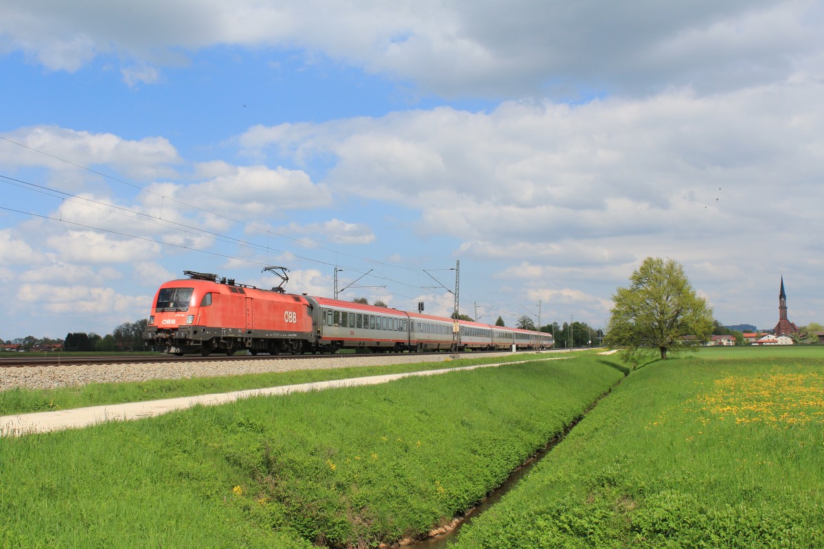 1116 158-7 aus Salzburg kommend am 5. Mai 2013 bei bersee.