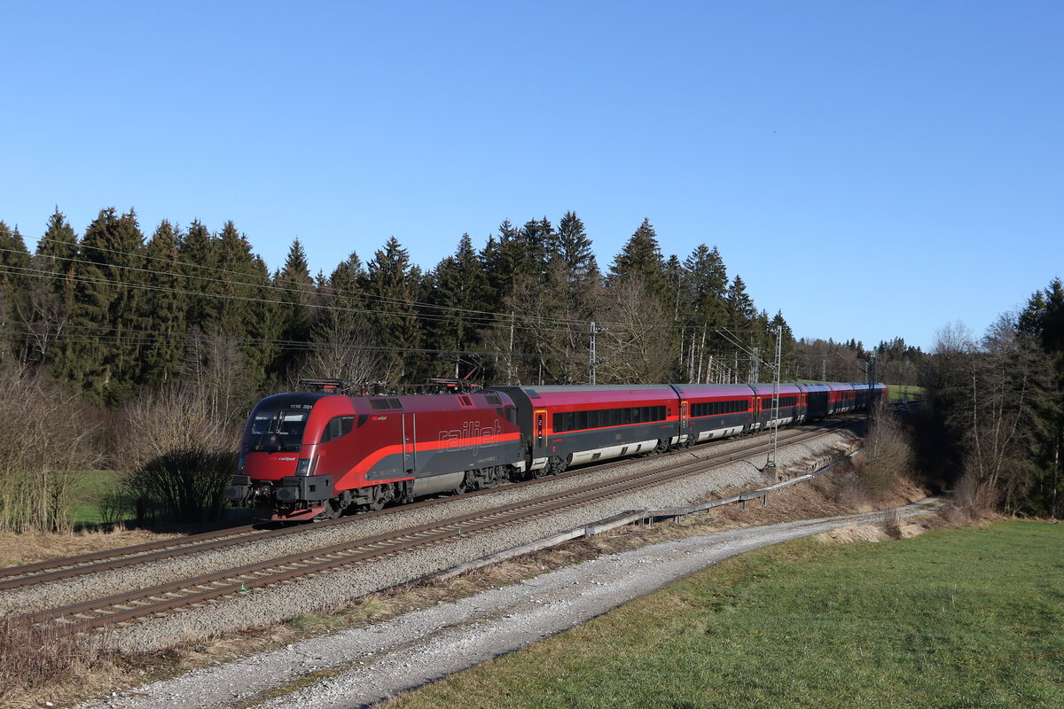 1116 201 am 16. Januar 2023 bei Sossau im Chiemgau.