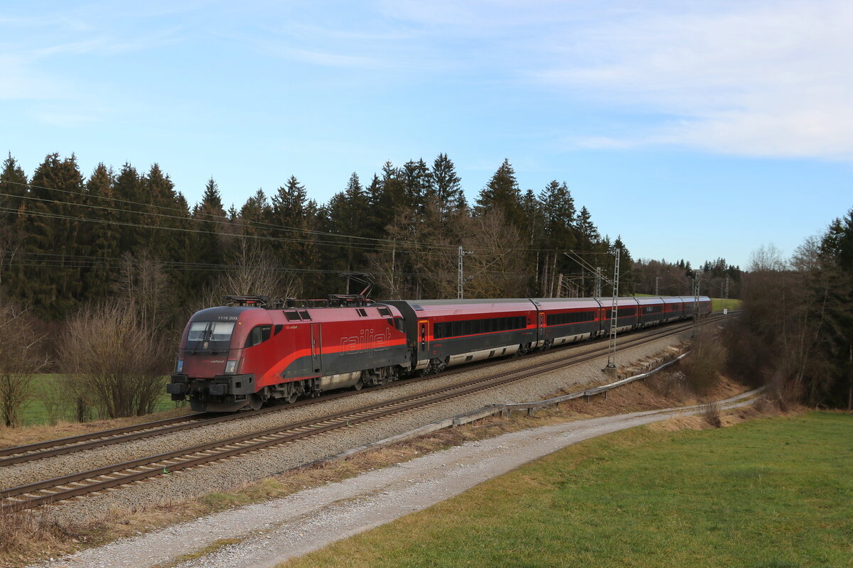 1116 203 am 17. Oktober 2023 bei Sossau im Chiemgau.