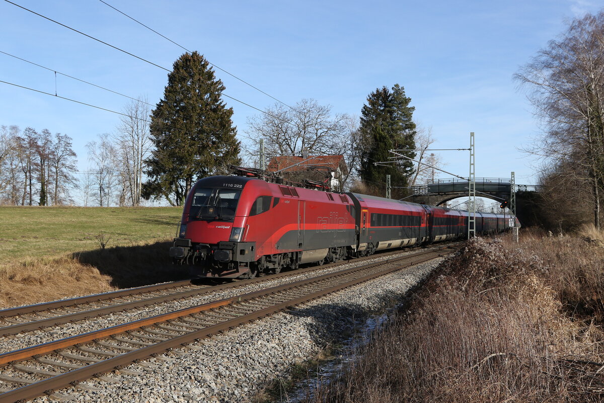 1116 222 aus Salzburg kommend am 1. Januar 2025 bei bersee.