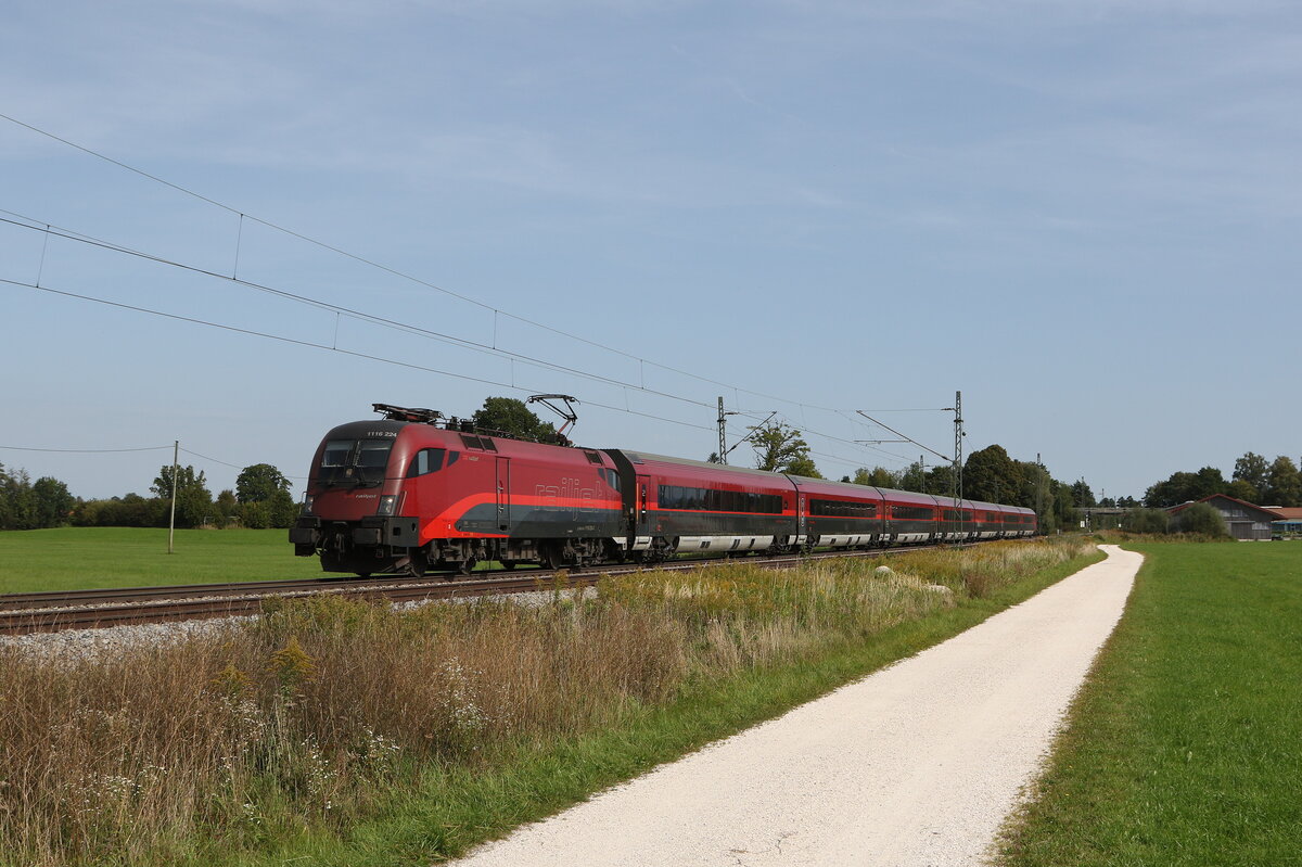 1116 224 am 26. September 2021 bei bersee am Chiemsee.