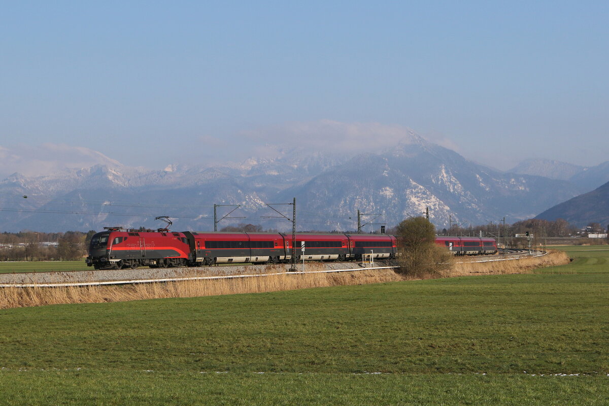 1116 238 am 4. April 2022 bei Bernau am Chiemsee.