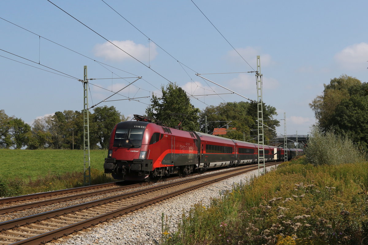 1116 241 aus Salzburg kommend am 21. September 2020 bei bersee.