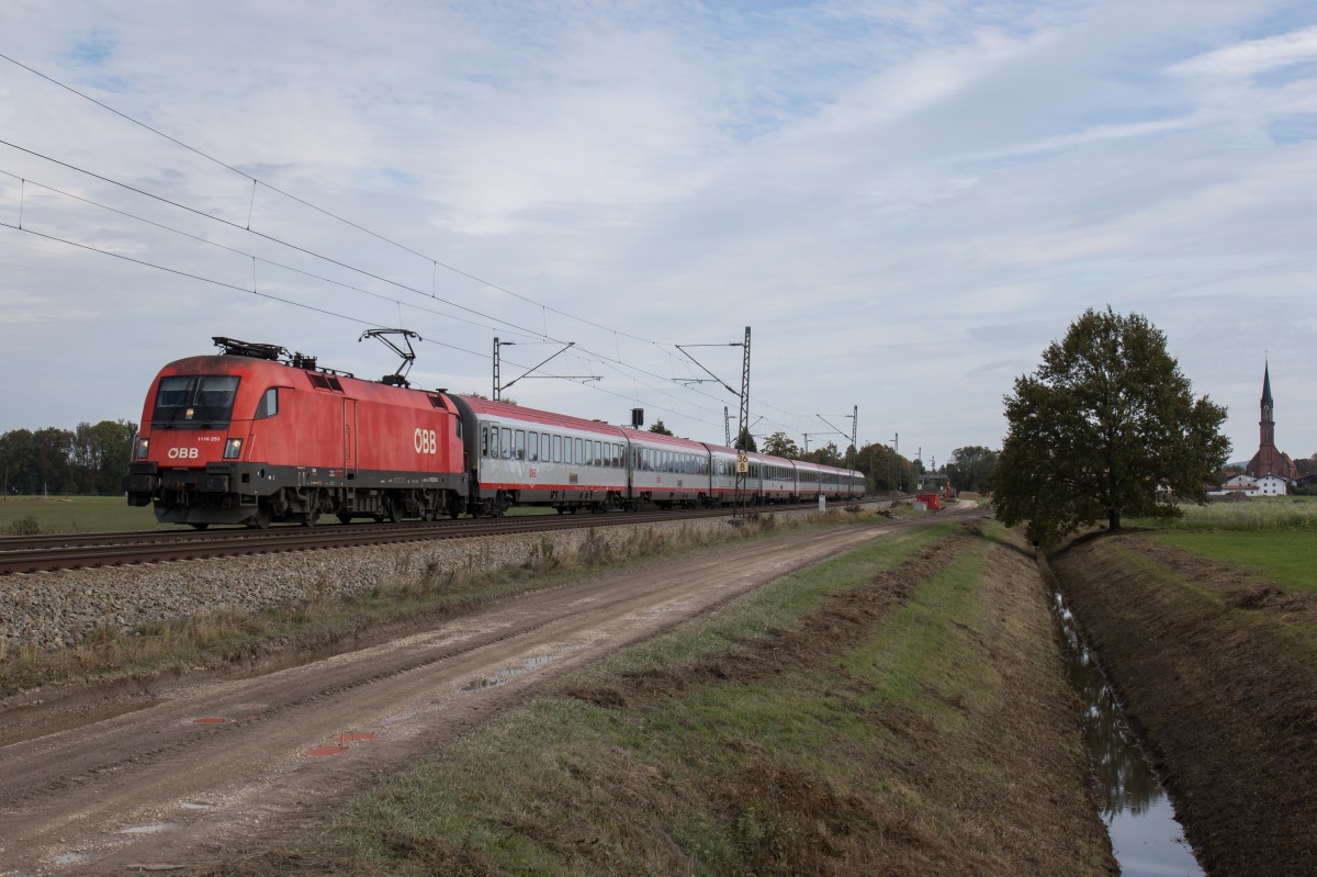 1116 253-6 am 25. Oktober 2015 bei bersee am Chiemsee.