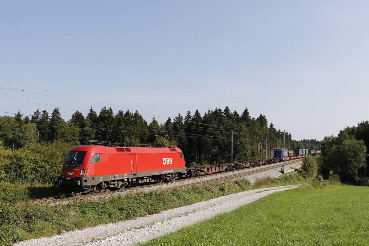 1116 253 auf dem Weg nach Mnchen am 5. September 2018 bei Grabensttt.