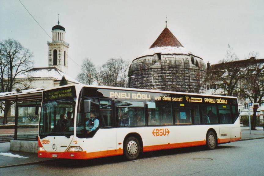 (113'023) - BSU Solothurn - Nr. 72/SO 142'072 - Mercedes am 20. Dezember 2008 in Solothurn, Amthausplatz