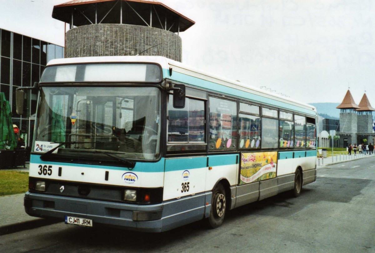 (117'008) - Ratuc, Cluj-Napoca - Nr. 365/CJ 11 JRM - Renault (ex RATP F-Paris) am 28. Mai 2009 in Cluj-Napoca, Polus Center