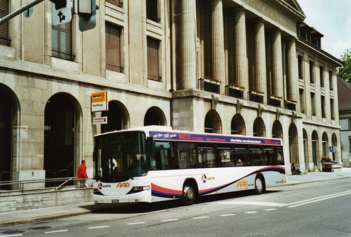 (117'435) - AAR bus+bahn, Aarau - Nr. 159/AG 441'159 - Scania/Hess am 8. Juni 2009 beim Bahnhof Aarau