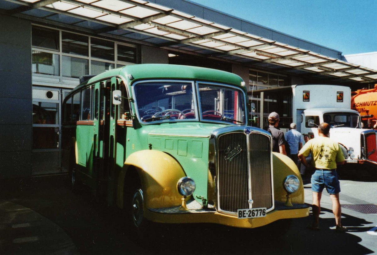 (117'535) - STI Thun - Nr. 15/BE 26'776 - Saurer/Gangloff (ex AvH Heimenschwand Nr. 5) am 13. Juni 2009 in Thun, Garage