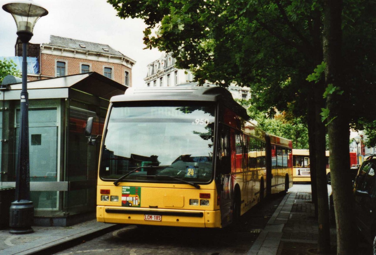 (118'634) - TEC Lige - Nr. 5.950/LCM-185 - Van Hool am 8. Juli 2009 in Lige, Gare Leopold