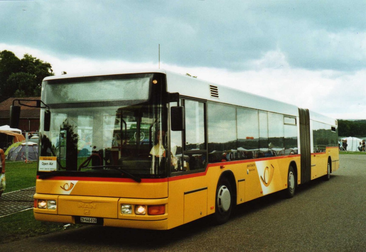 (118'912) - Moser, Flaach - Nr. 117/ZH 646'616 - MAN (ex Nr. 21; ex Nr. 1) am 10. Juli 2009 in Frauenfeld, Open-Air