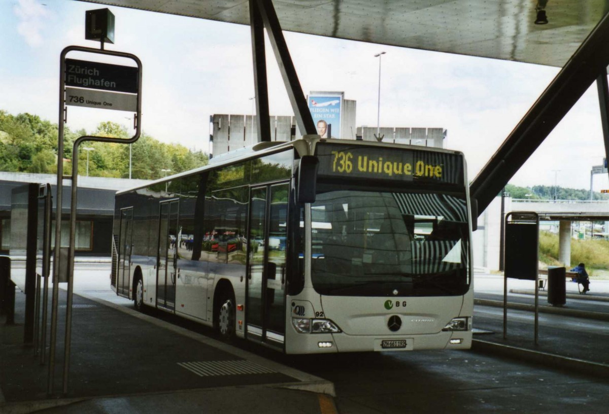 (119'012) - Welti-Furrer, Zrich - Nr. 92/ZH 661'192 - Mercedes am 10. Juli 2009 in Zrich, Flughafen