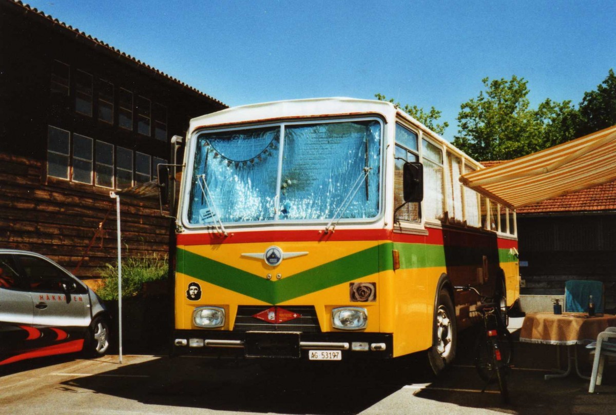 (119'917) - Wisler, Mhlau - AG 53'197 - Saurer/Hess (ex Flury, Balm) am 15. August 2009 in Zug, Wohnbustreffen