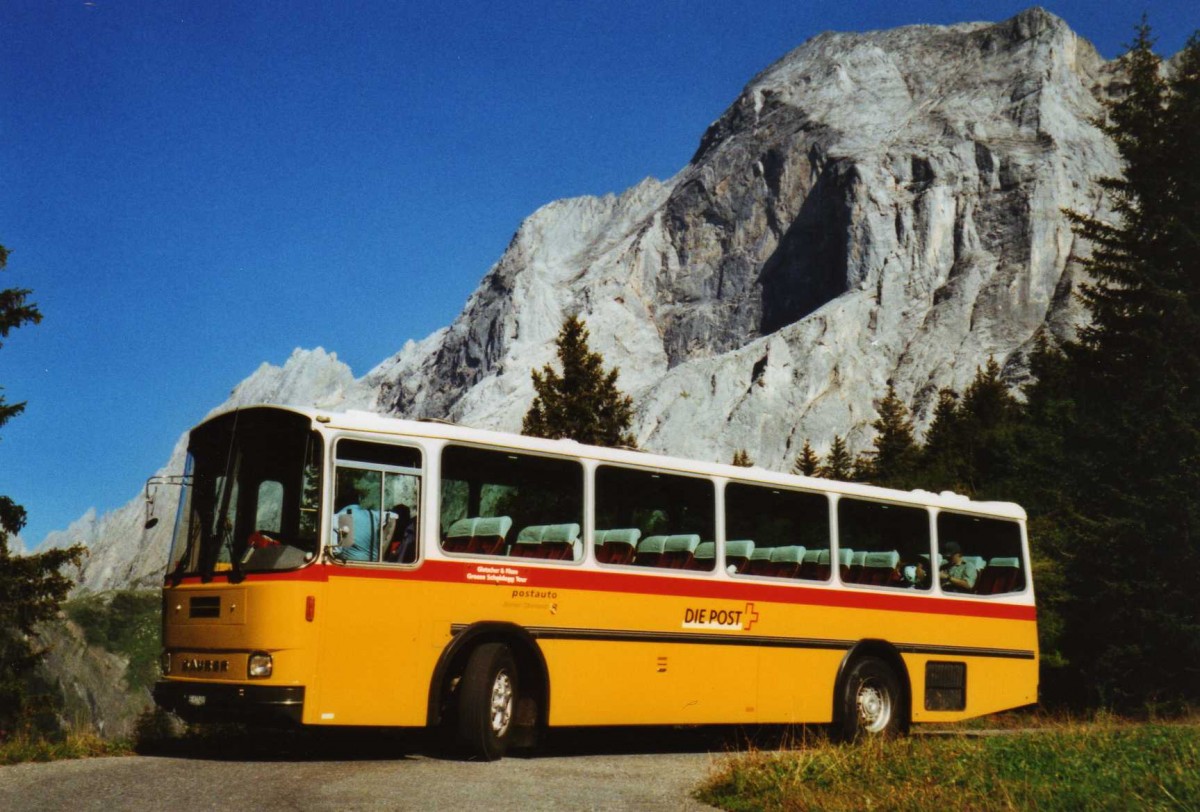 (120'431) - AVG Meiringen - Nr. 74/BE 607'481 - Saurer/R&J (ex P 24'357) am 23. August 2009 auf der Schwarzwaldalp