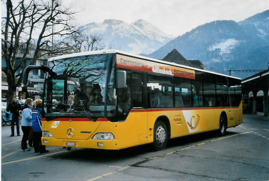 (120'923) - PostAuto Bern - BE 610'542 - Mercedes (ex P 25'380) am 2. Januar 2008 beim Bahnhof Interlaken West