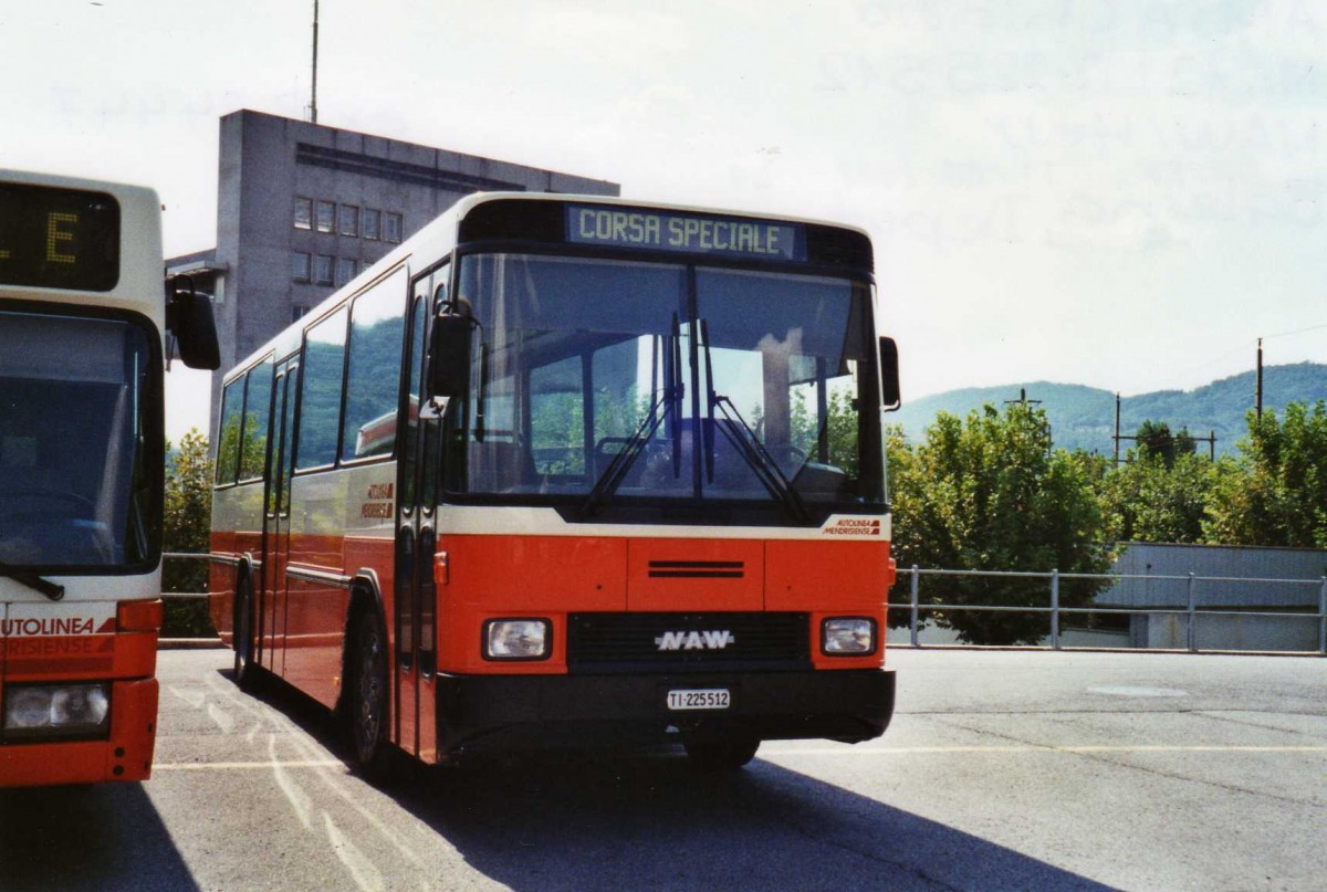 (121'031) - AMSA Chiasso - Nr. 12/TI 225'512 - NAW/Hess (ex Autopostale, Mendrisio; ex Fontana, Castel-S-Pietro Nr. 4; ex P 24'447) am 12. September 2009 in Balerna, Garage 