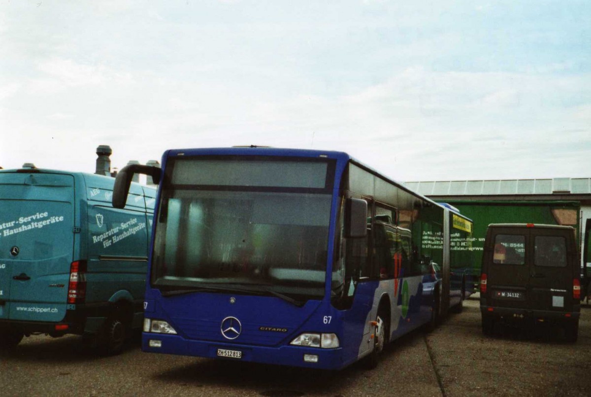 (121'618) - VZO Grningen - Nr. 67/ZH 512'813 - Mercedes am 21. Oktober 2009 in Wil, Larag