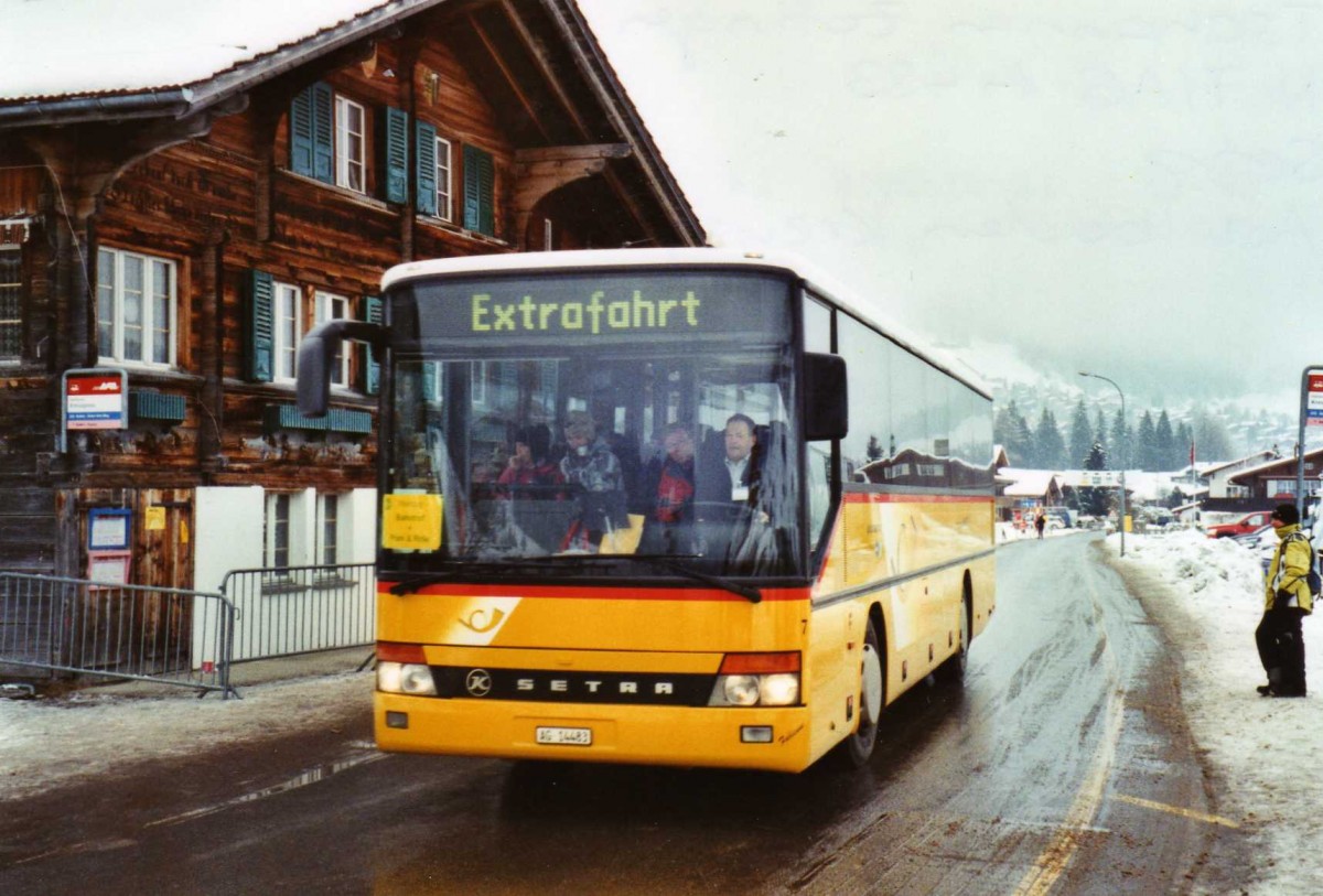 (123'615) - Tschannen, Zofingen - Nr. 7/AG 14'483 - Setra am 9. Januar 2010 in Adelboden, Kreuzgasse