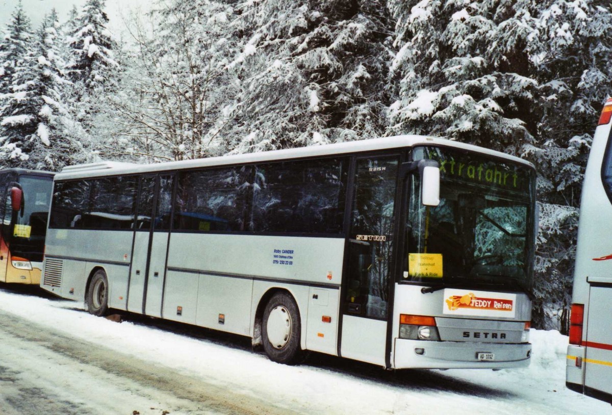 (123'621) - Gander, Chteau-d'Oex - VD 1012 - Setra am 9. Januar 2010 in Adelboden, Unter dem Birg