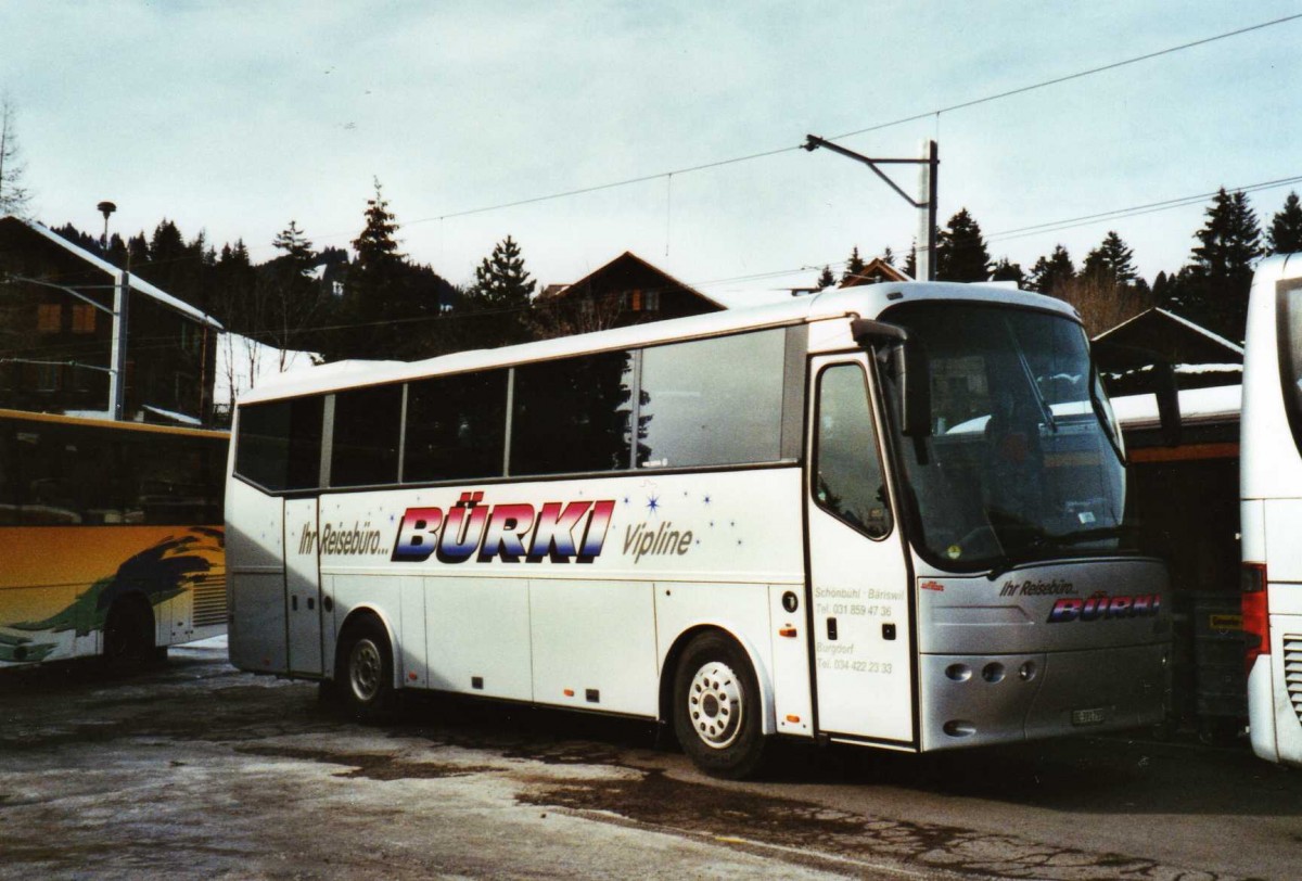 (124'307) - Brki, Schnbhl - BE 391'755 - Bova am 24. Januar 2010 beim Bahnhof Saanenmser