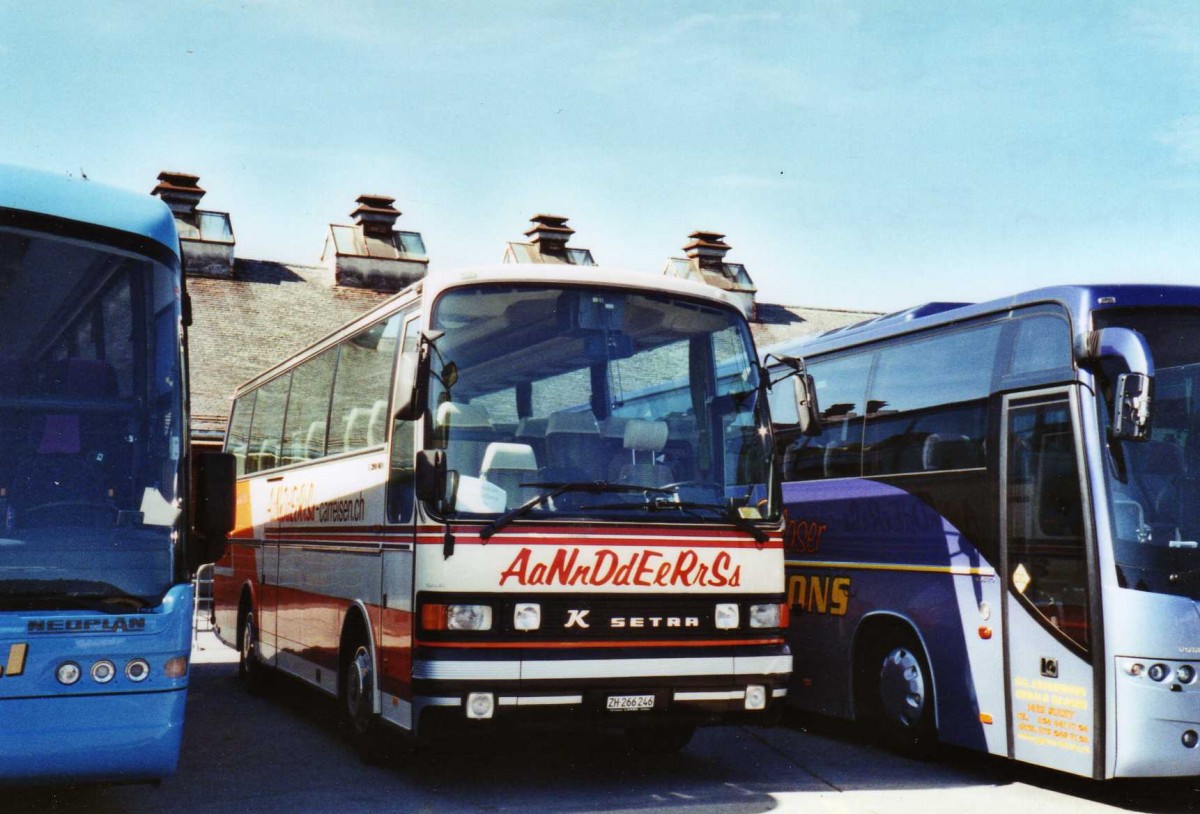 (125'129) - AaNnDdEeRrSs, Zrich - ZH 266'246 - Setra am 19. Mrz 2010 in Thun, Expo