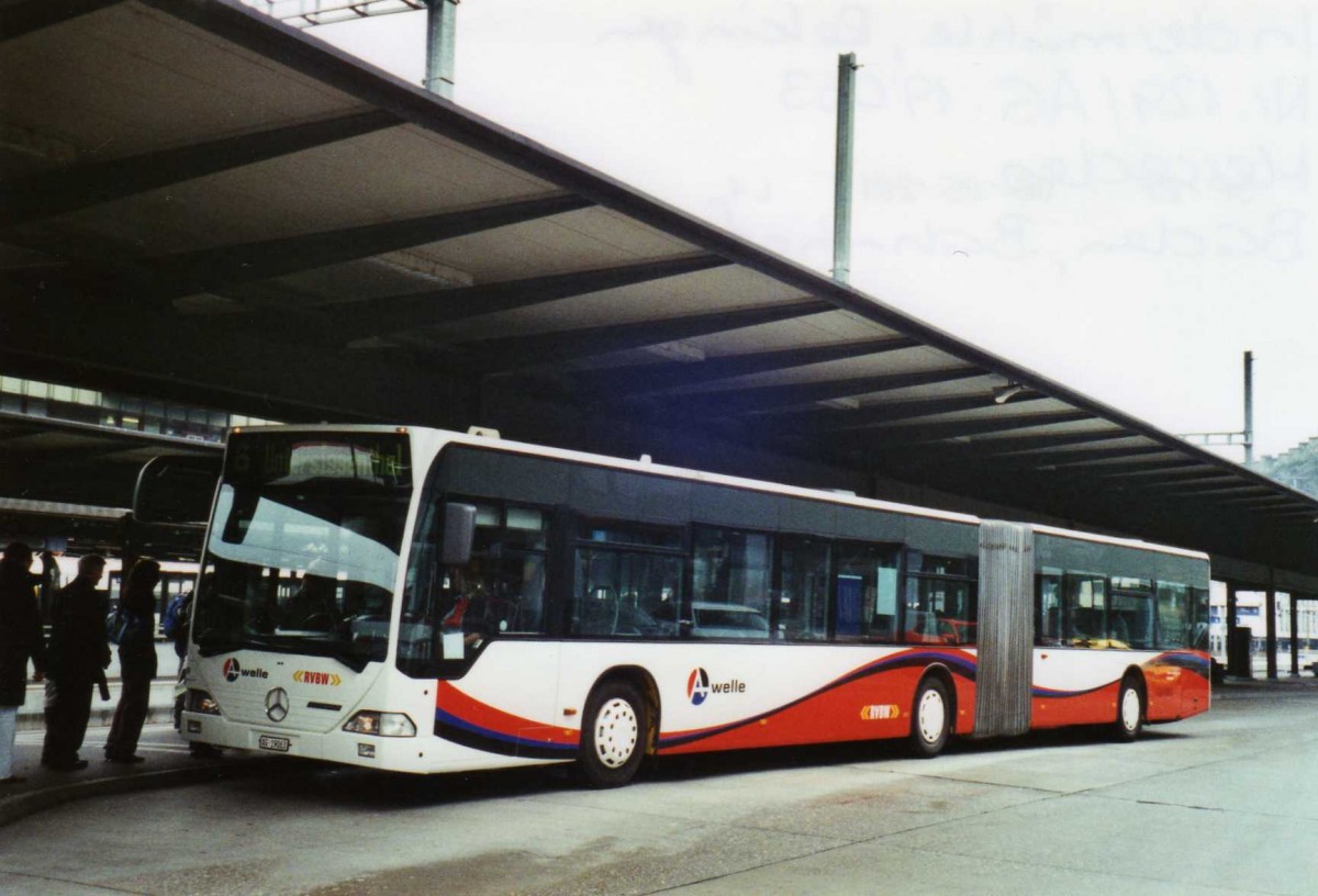 (125'421) - Indermhle, Rekingen - Nr. 129/AG 19'063 - Mercedes (ex Meier, Untersiggenthal Nr. 713) am 14. April 2010 beim Bahnhof Baden