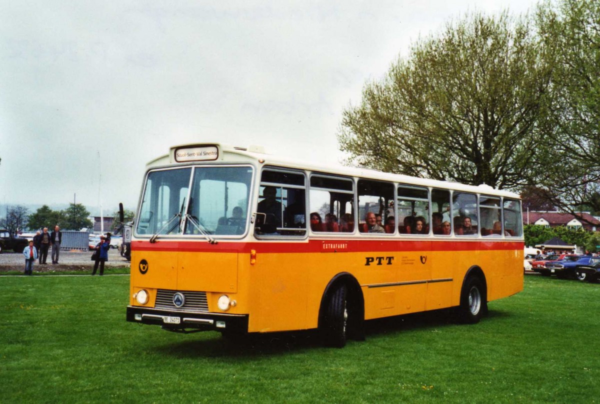 (125'830) - Zimmermann, Niederwangen - BE 24'071 - Saurer/Tscher (ex P 24'632) am 1. Mai 2010 in Arbon, Arbon Classics