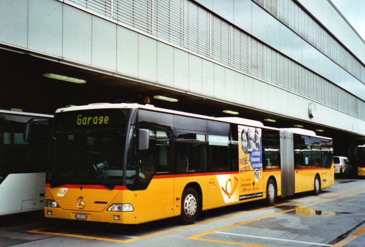 (126'120) - PostAuto Bern - Nr. 633/BE 455'376 - Mercedes (ex P 27'007) am 13. Mai 2010 in Bern, Postautostation