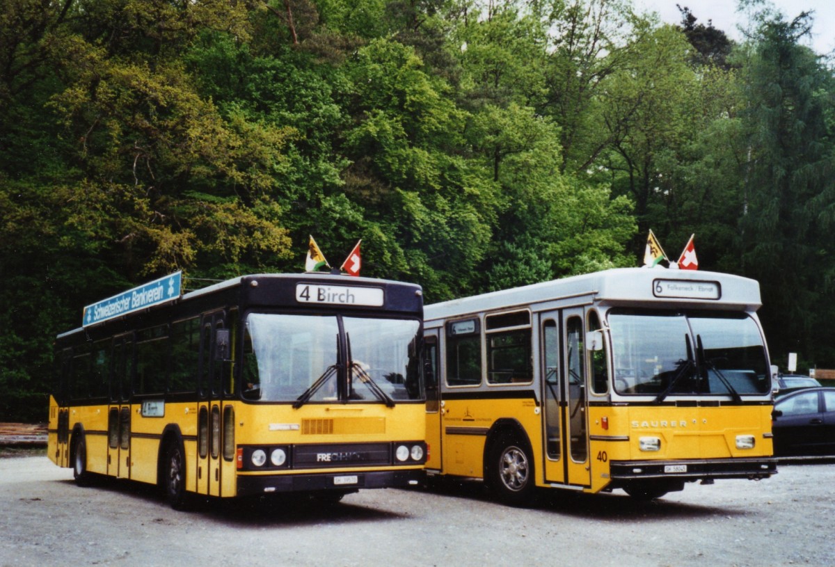 (126'221) - Ruklic, Schaffhausen - SH 39'570 - Scania/FHS (ex VBSH Schaffhausen Nr. 36; ex VBSH Schaffhausen Nr. 1) am 16. Mai 2010 in Schaffhausen, Solenberg