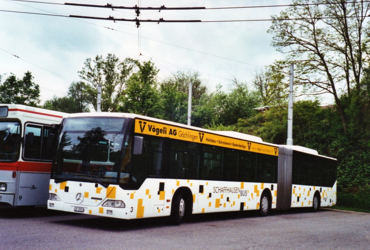 (126'301) - SB Schaffhausen - Nr. 3/SH 12'503 - Mercedes am 16. Mai 2010 in Schaffhausen, Busdepot VBSH