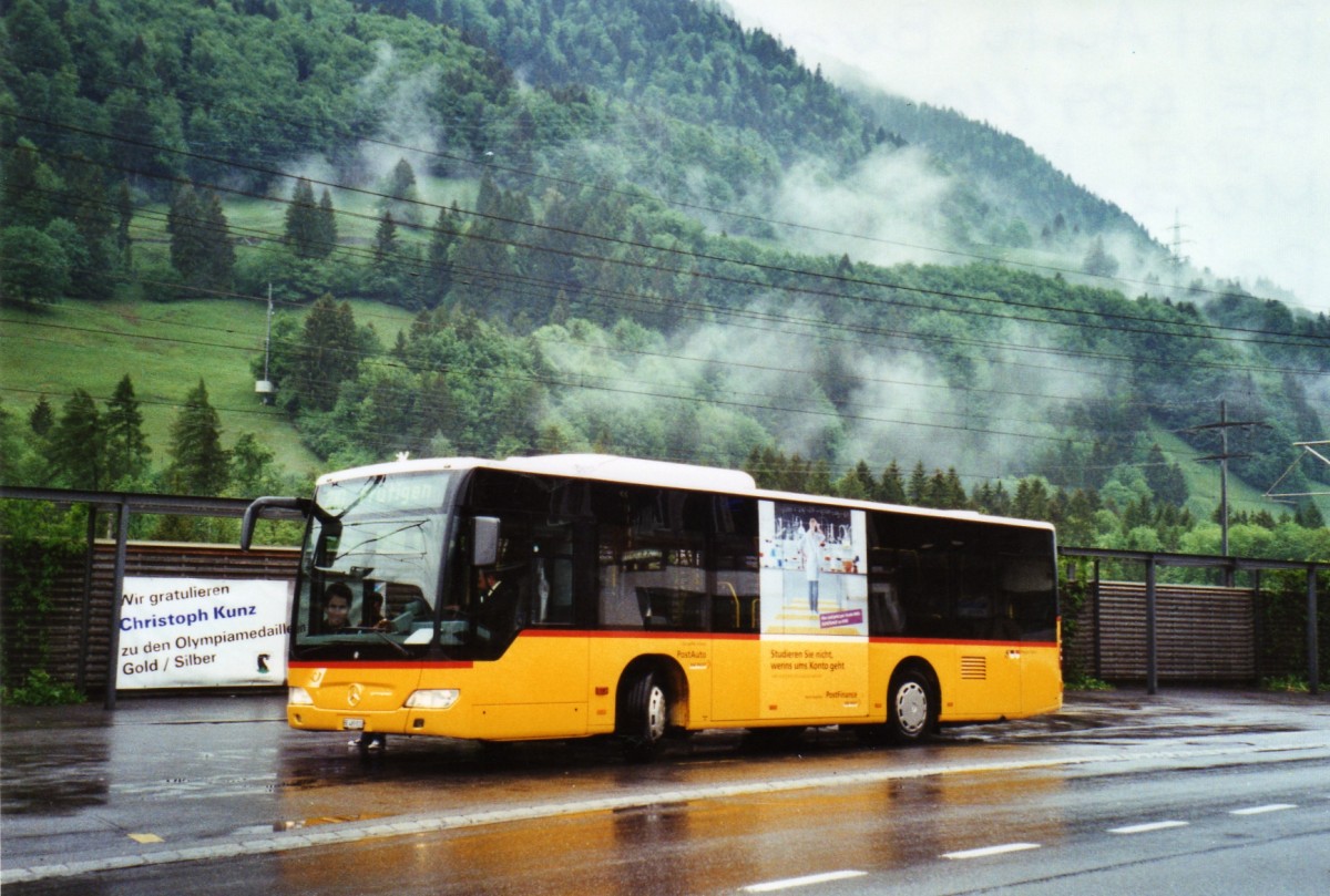 (126'531) - PostAuto Bern - BE 489'810 - Mercedes (ex Portenier, Adelboden Nr. 10) am 29. Mai 2010 beim Bahnhof Reichenbach