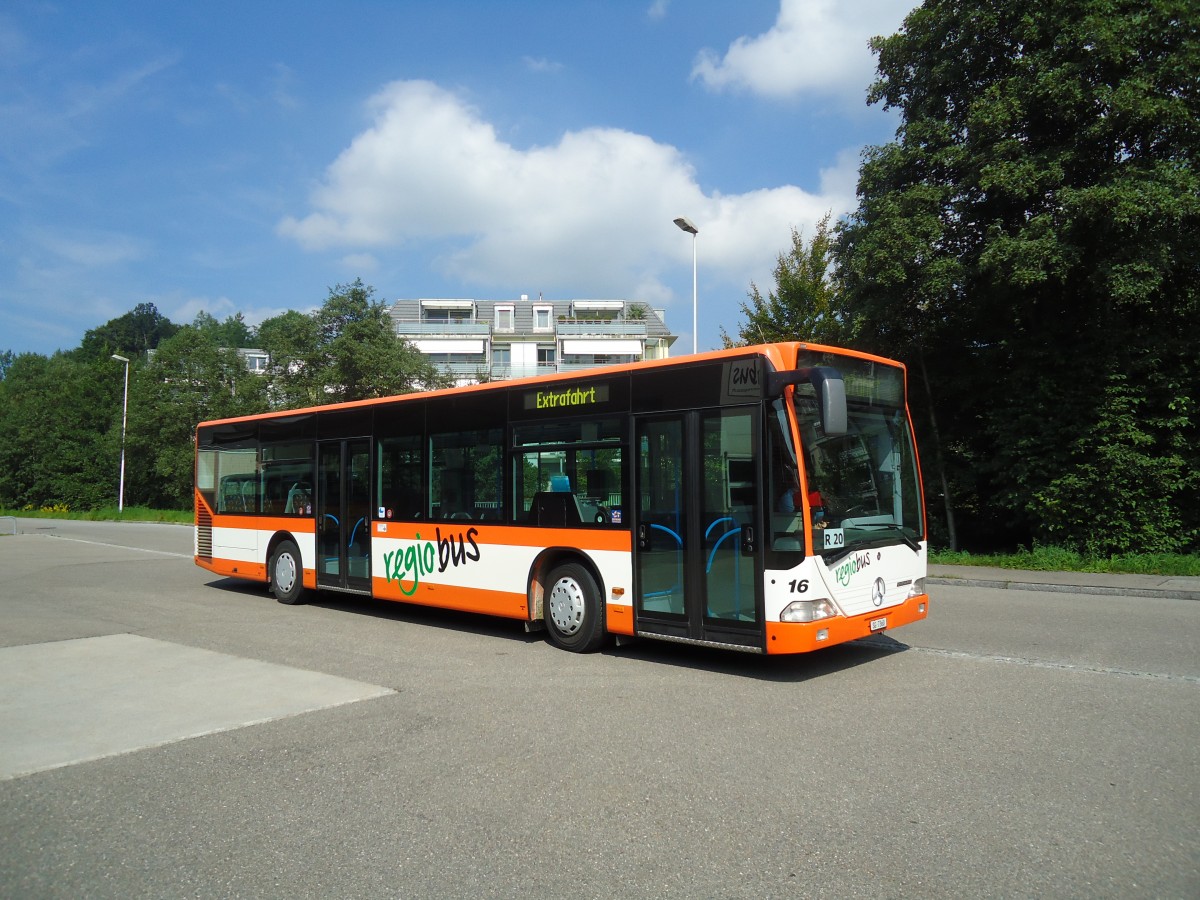 (128'874) - Regiobus, Gossau - Nr. 16/SG 7360 - Mercedes am 21. August 2010 in Gossau, Depot