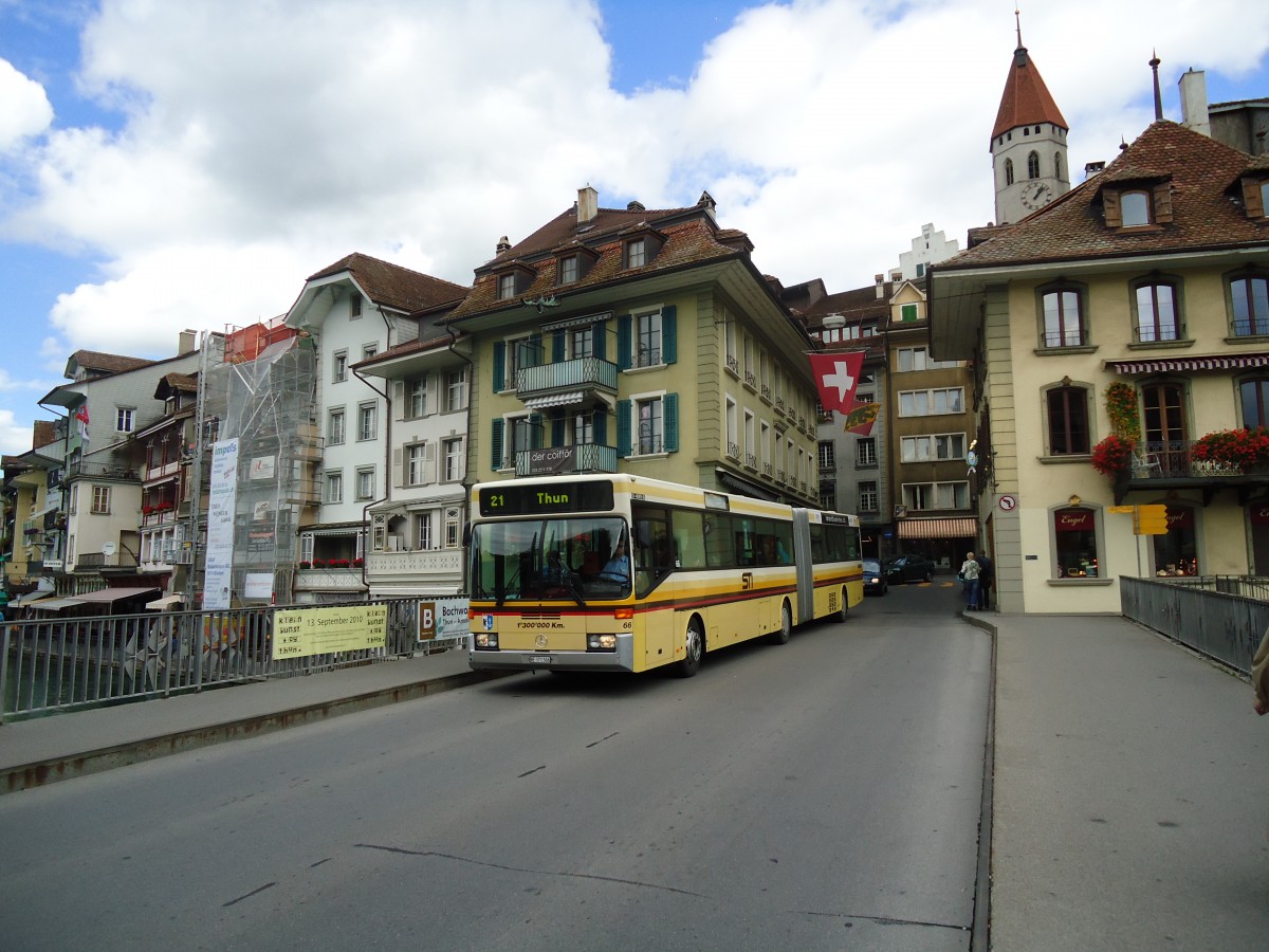 (129'594) - STI Thun - Nr. 66/BE 371'366 - Mercedes am 8. September 2010 in Thun, Sinnebrcke