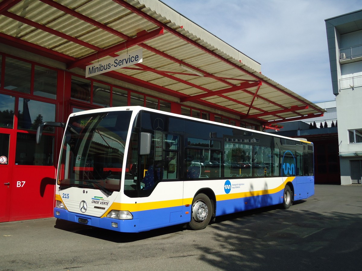 (129'642) - TC La Chaux-de-Fonds - Nr. 215 - Mercedes am 12. September 2010 in Kloten, EvoBus