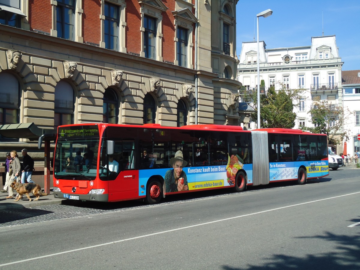 (130'066) - SWK Konstanz - Nr. 58/KN-C 1158 - Mercedes am 20. September 2010 in Konstanz, Post/Marktsttte