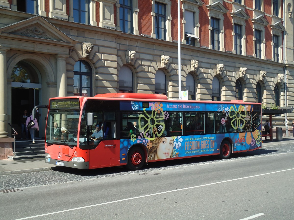 (130'069) - SWK Konstanz - Nr. 7/KN-C 1107 - Mercedes am 20. September 2010 in Konstanz, Post/Marktsttte