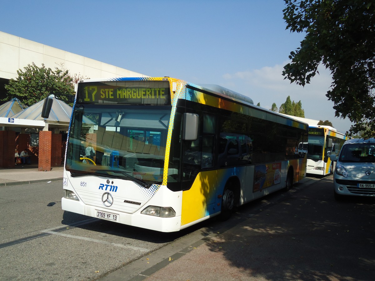 (130'567) - RTM Marseille - Nr. 851/3769 YF 13 - Mercedes am 15. Oktober 2010 in Marseille, Ste Marguerite