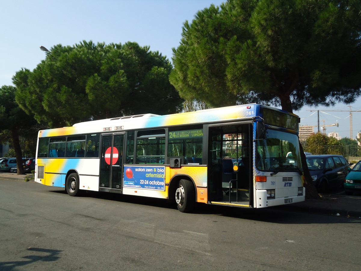 (130'598) - RTM Marseille - Nr. 761/6587 VL 13 - Mercedes am 15. Oktober 2010 in Marseille, Ste Marguerite