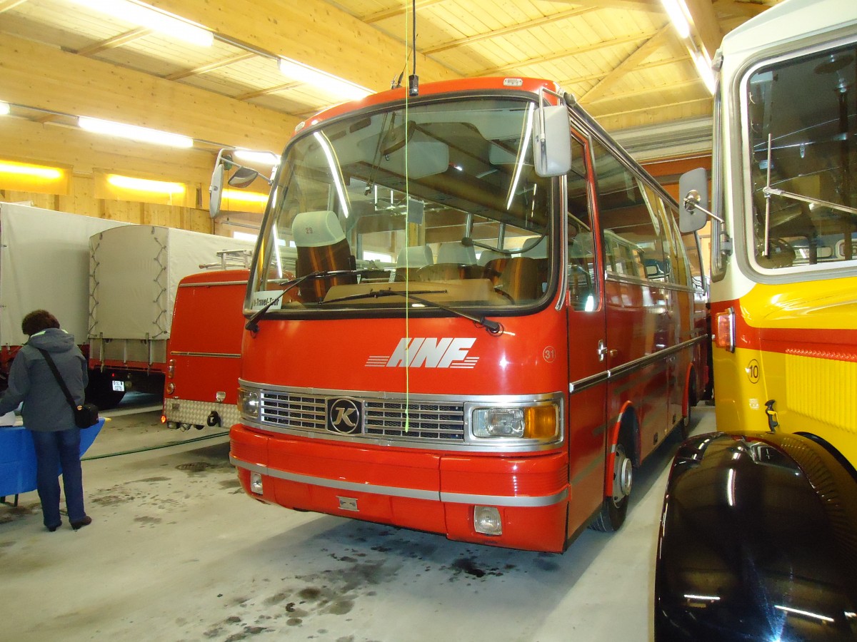 (130'794) - Biegger, Uster - Nr. 31 - Setra (ex AFA Adelboden Nr. 31; ex AFA Adelboden Nr. 10; ex Frhlich, Zrich) am 24. Oktober 2010 in Ziegelbrcke, Museum