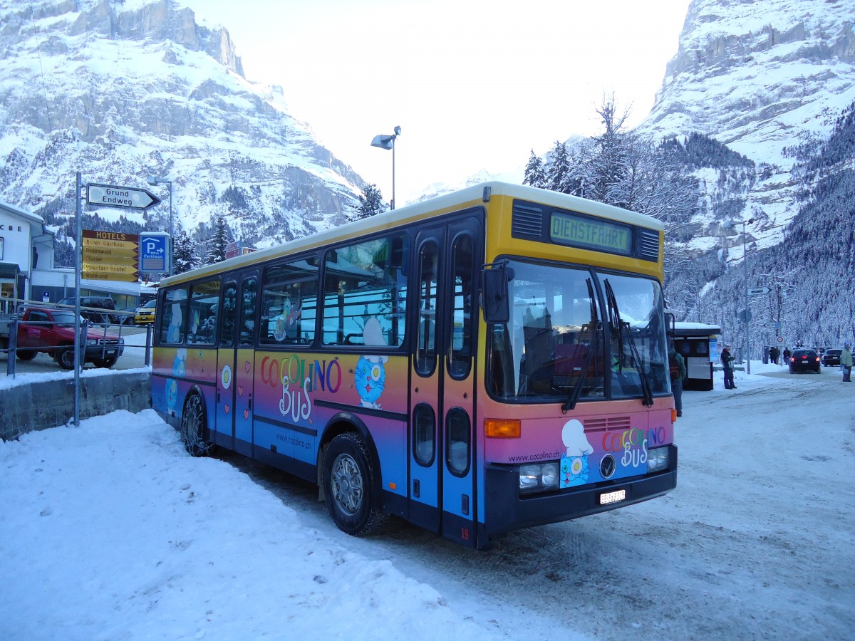 (131'859) - AVG Grindelwald - Nr. 19/BE 363'305 - Vetter am 31. Dezember 2010 beim Bahnhof Grindelwald